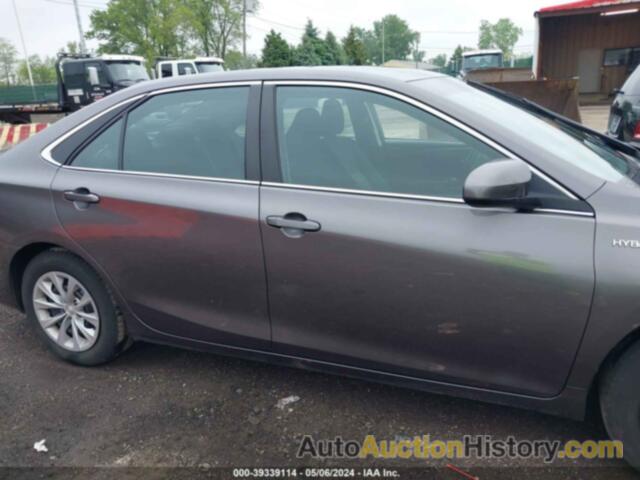 TOYOTA CAMRY HYBRID LE, 4T1BD1FK0GU197455