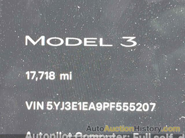 TESLA MODEL 3 REAR-WHEEL DRIVE, 5YJ3E1EA9PF555207
