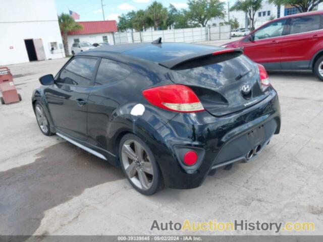 HYUNDAI VELOSTER TURBO, KMHTC6AEXDU151651