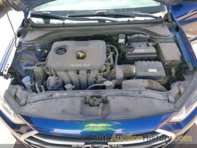 HYUNDAI ELANTRA SEL, 5NPD84LF1JH238896