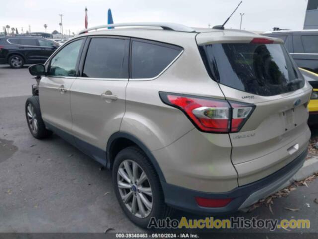 FORD ESCAPE TITANIUM, 1FMCU0JD9HUC04458