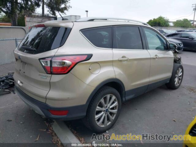 FORD ESCAPE TITANIUM, 1FMCU0JD9HUC04458