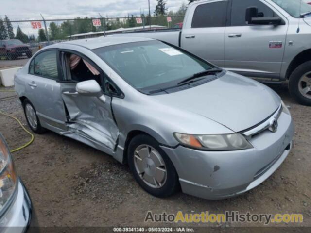 HONDA CIVIC HYBRID, JHMFA36246S009653