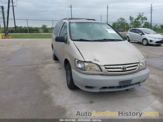 TOYOTA SIENNA CE, 4T3ZF19C83U537627