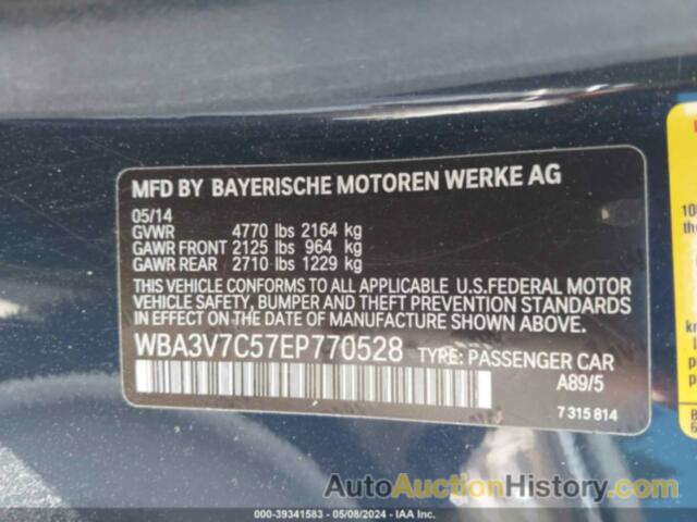 BMW 428I, WBA3V7C57EP770528