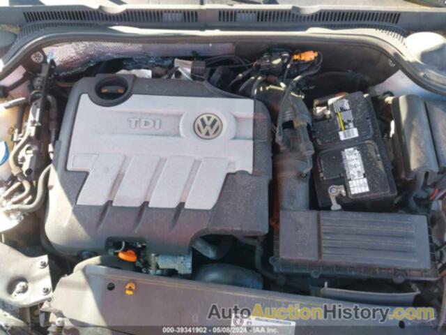 VOLKSWAGEN JETTA 2.0L TDI, 3VWLL7AJ6BM105305