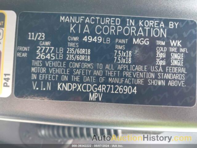 KIA SPORTAGE HYBRID SX PRESTIGE, KNDPXCDG4R7126904