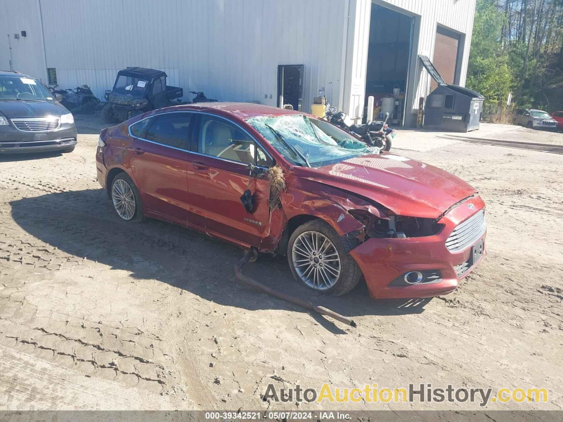 FORD FUSION HYBRID SE, 3FA6P0LU9ER216706