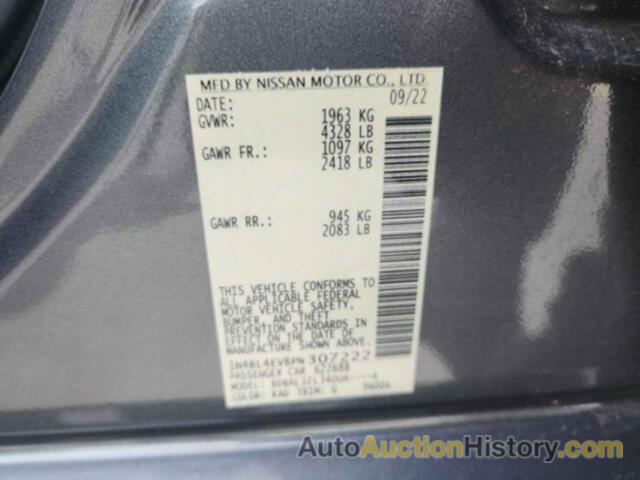 NISSAN ALTIMA SL, 1N4BL4EV8PN307222