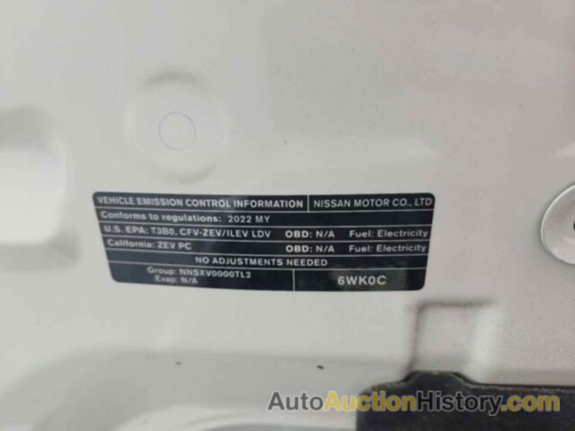 NISSAN LEAF S, 1N4AZ1BV2NC561319