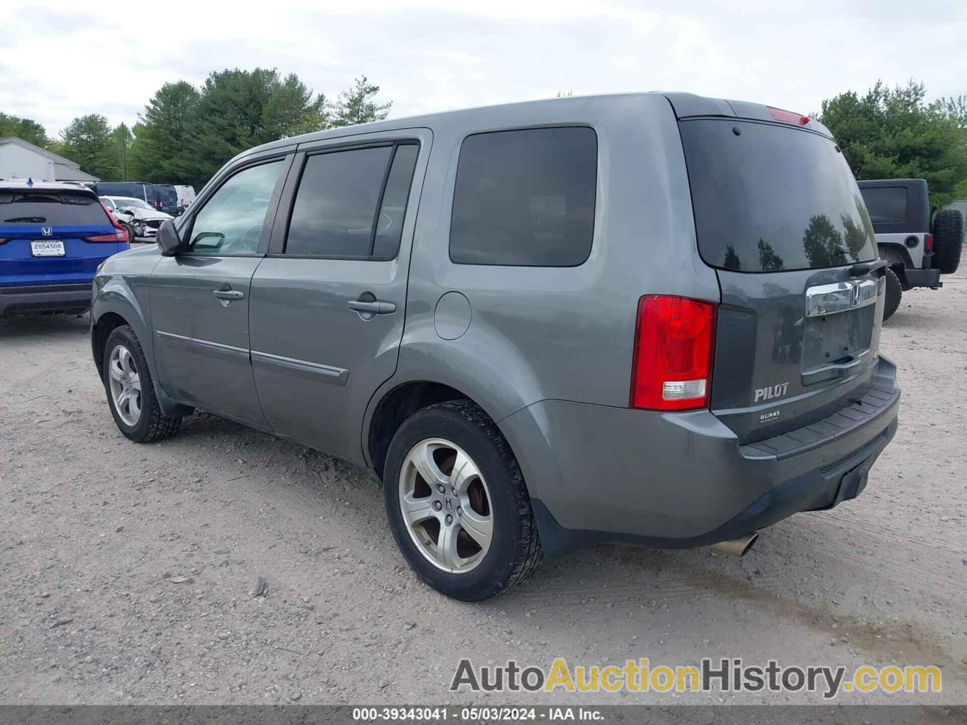 HONDA PILOT EX-L, 5FNYF4H6XCB057314