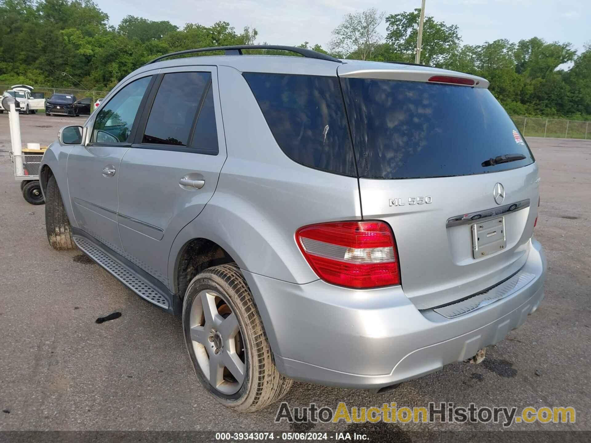 MERCEDES-BENZ ML 550 4MATIC, 4JGBB72E38A387259