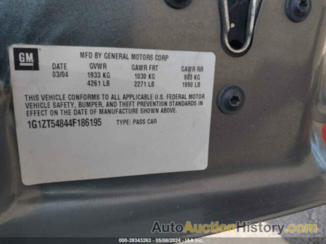 CHEVROLET MALIBU LS, 1G1ZT54844F186195