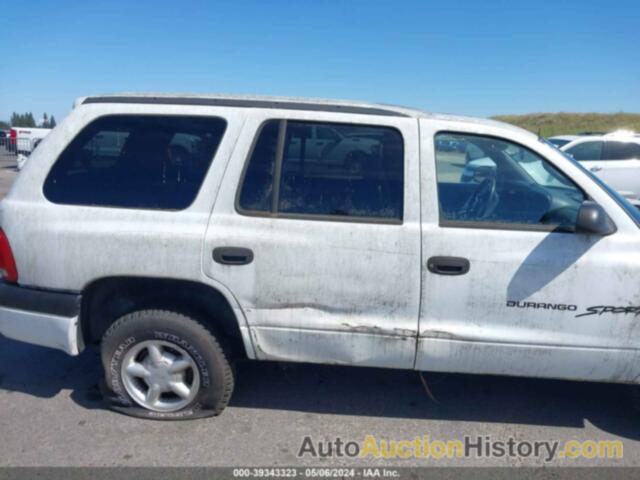 DODGE DURANGO, 1B4HS28N5YF142407