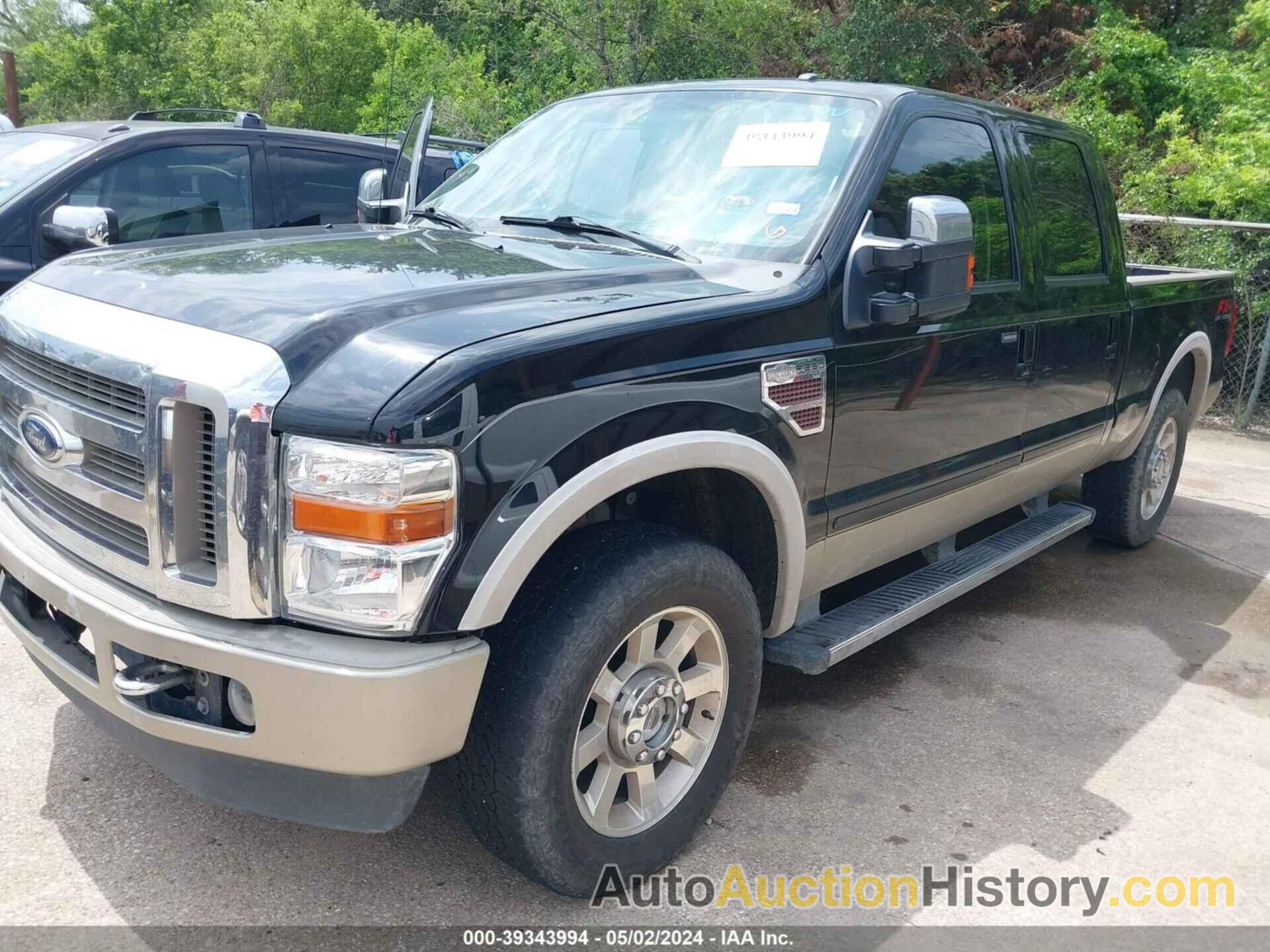 FORD F-250 KING RANCH, 1FTSW2BR8AEB42437