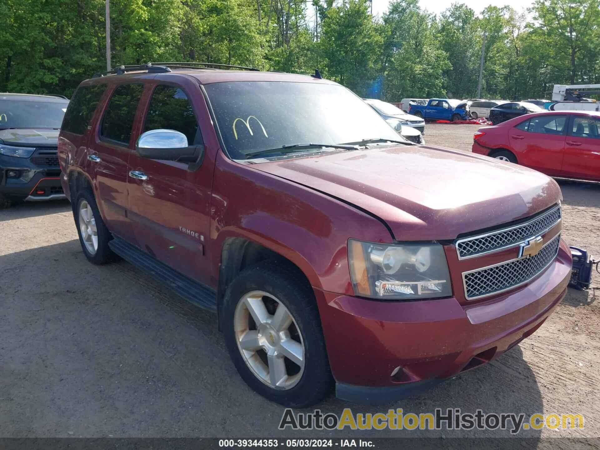 CHEVROLET TAHOE LTZ, 1GNFK13058J114725