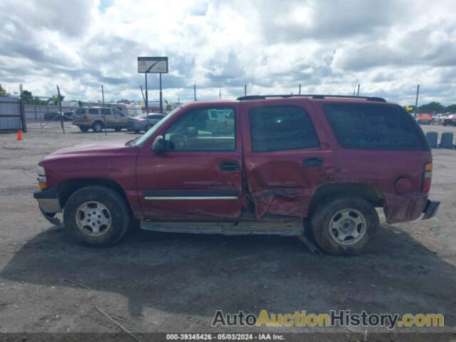 CHEVROLET TAHOE LS, 1GNEC13V64R249860