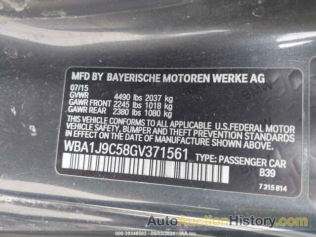 BMW M235I XDRIVE, WBA1J9C58GV371561