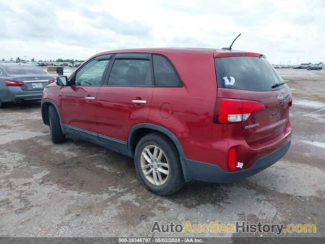 KIA SORENTO LX, 5XYKT3A63FG578410