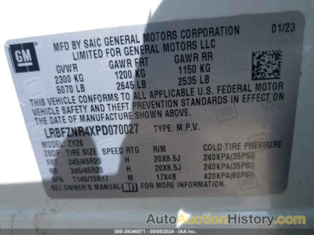 BUICK ENVISION ESSENCE FWD, LRBFZNR4XPD070027
