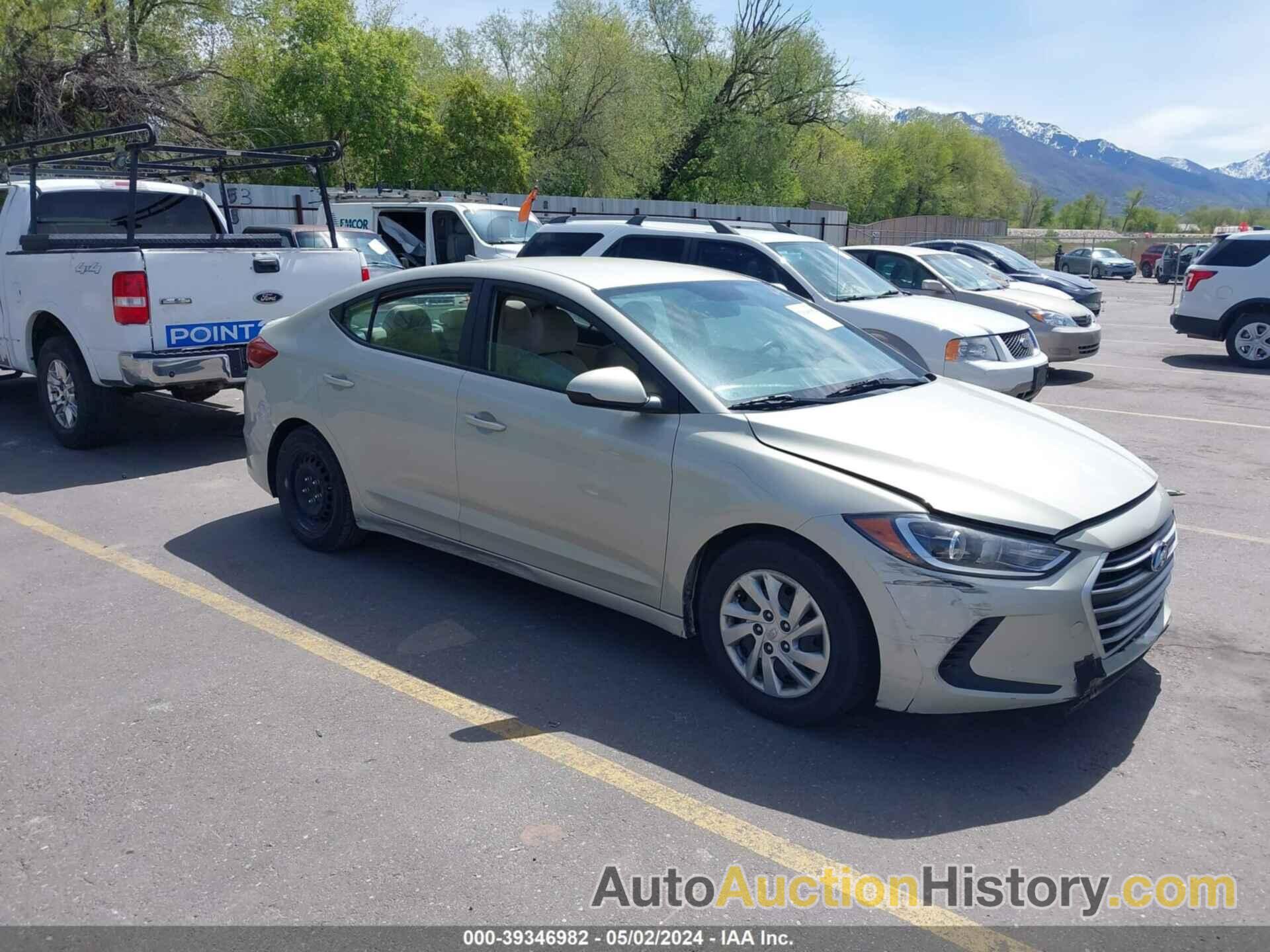 HYUNDAI ELANTRA SE, KMHD74LF8HU395419