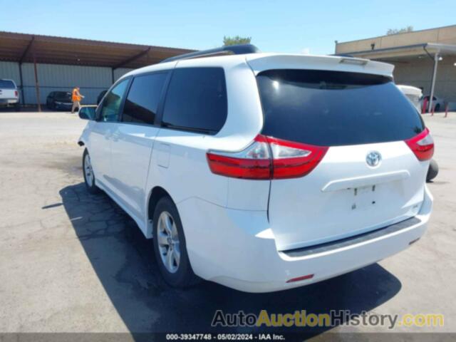 TOYOTA SIENNA LE 8 PASSENGER, 5TDKZ3DC9JS920535