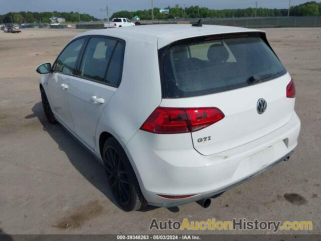 VOLKSWAGEN GOLF GTI 2.0T S 4-DOOR, 3VW4T7AU6FM050598