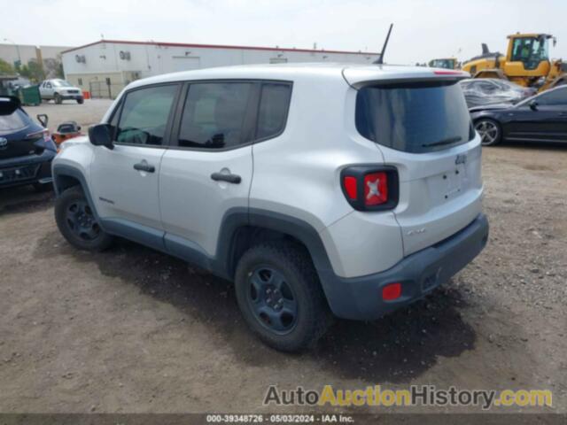 JEEP RENEGADE SPORT, ZACCJBAW3GPE38637