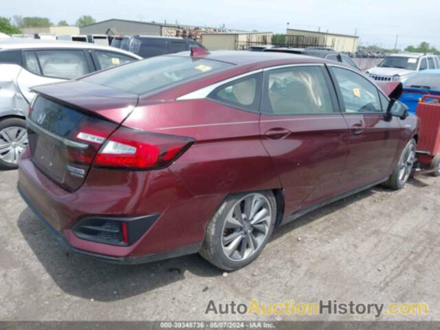 HONDA CLARITY TOURING, JHMZC5F34JC006864