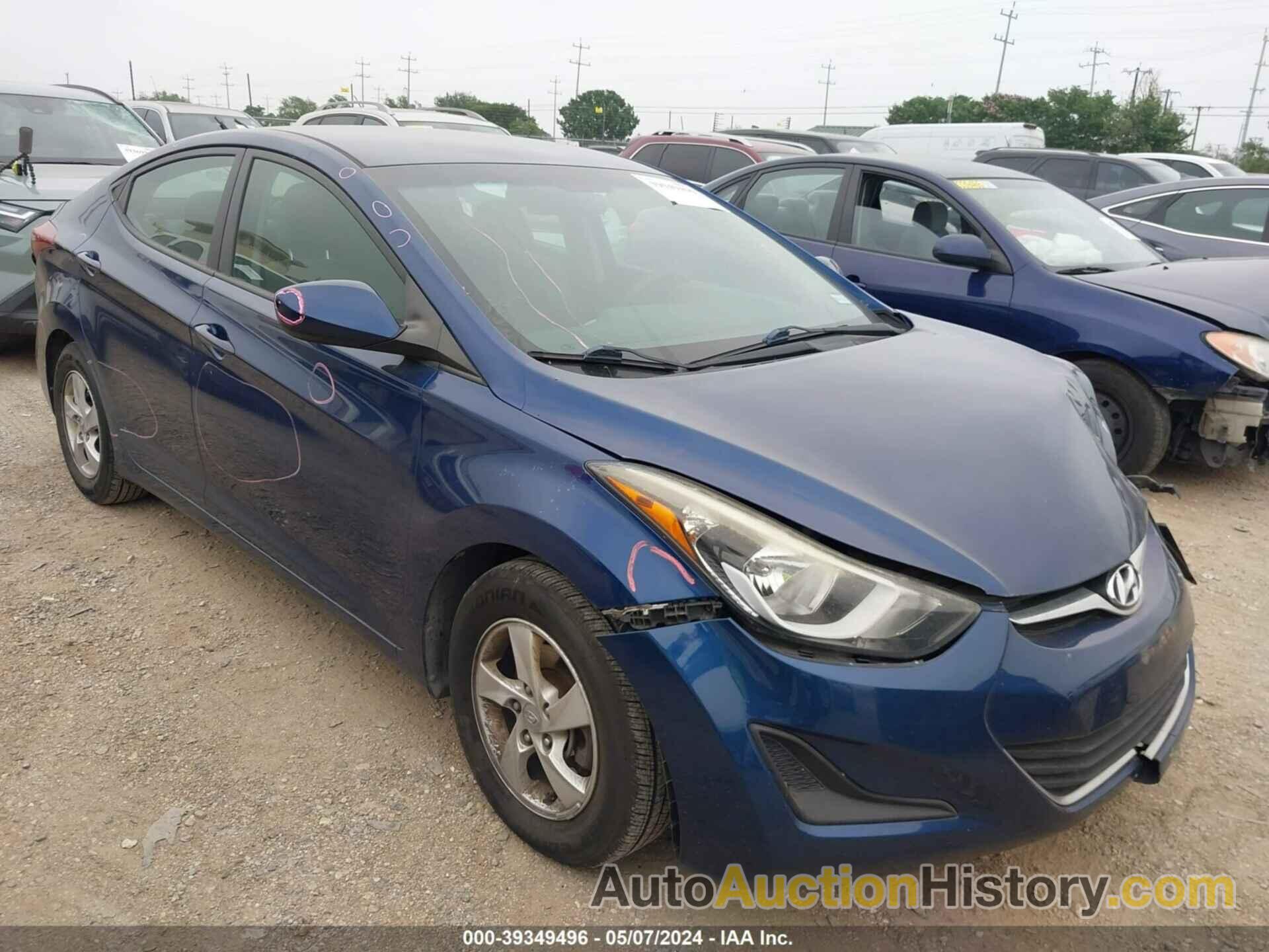 HYUNDAI ELANTRA SE/SPORT/LIMITED, 5NPDH4AE0FH559006