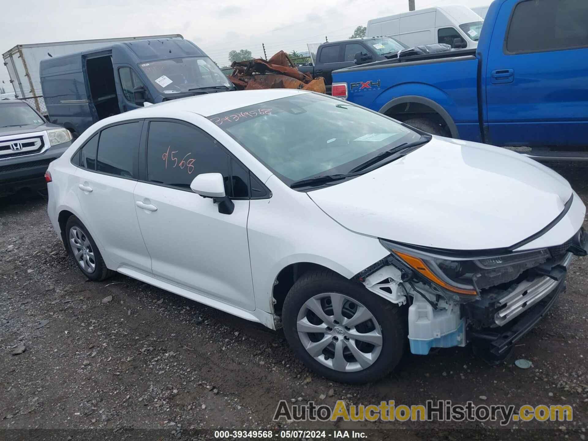 TOYOTA COROLLA LE, 5YFEPMAE1NP375041