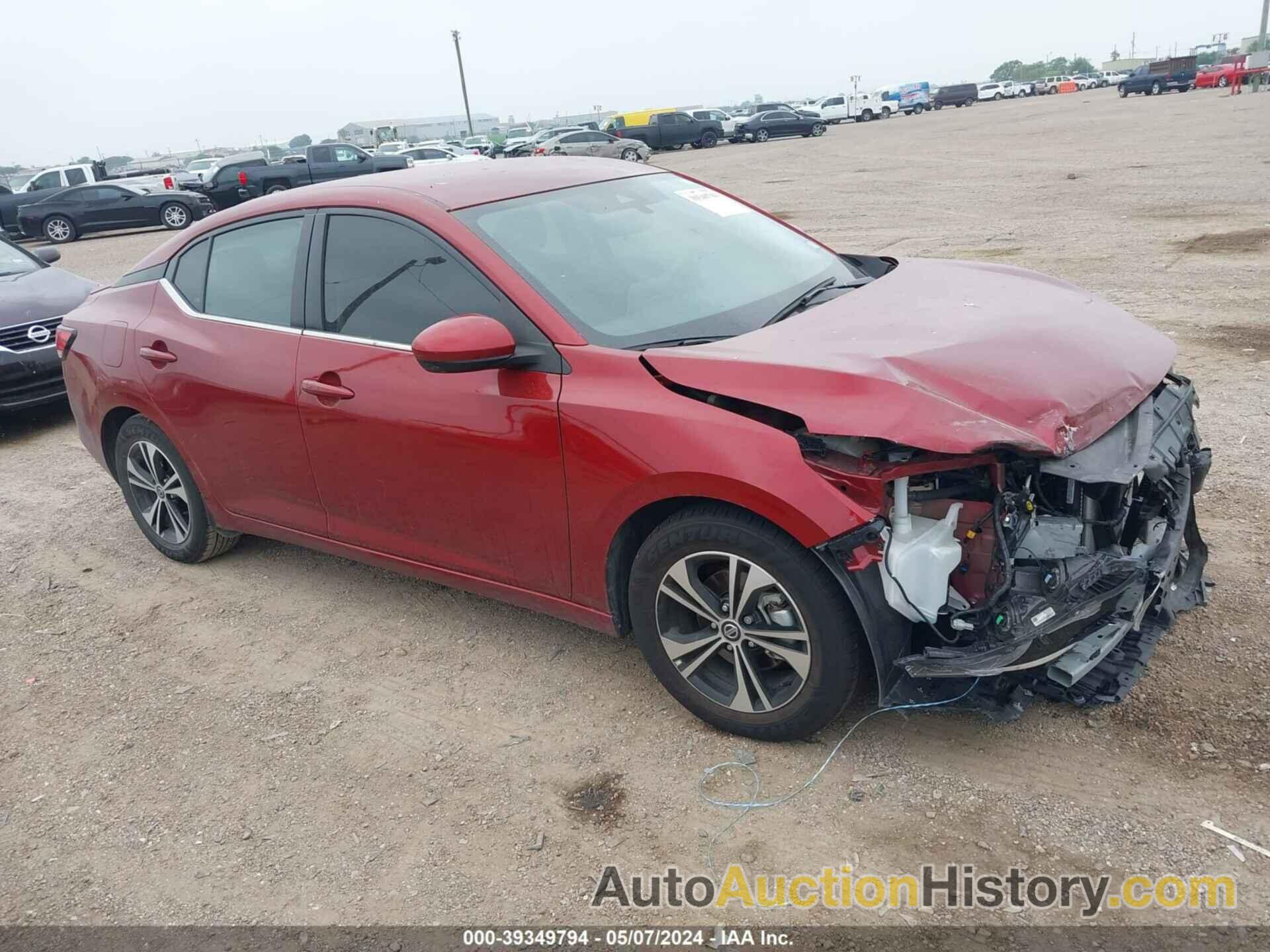 NISSAN SENTRA SV XTRONIC CVT, 3N1AB8CVXPY230068