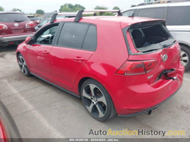 VOLKSWAGEN GOLF GTI AUTOBAHN 4-DOOR/S 4-DOOR/SE 4-DOOR/SPORT 4-DOOR, 3VW4T7AU2HM063965