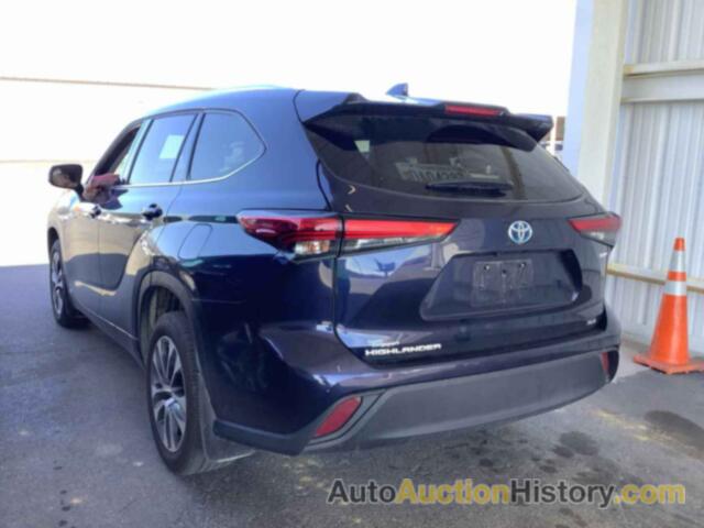 TOYOTA HIGHLANDER HYBRID XLE, 5TDHBRCH9MS067198