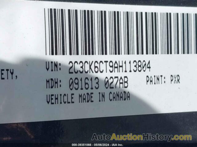 CHRYSLER 300C AWD, 2C3CK6CT9AH113804