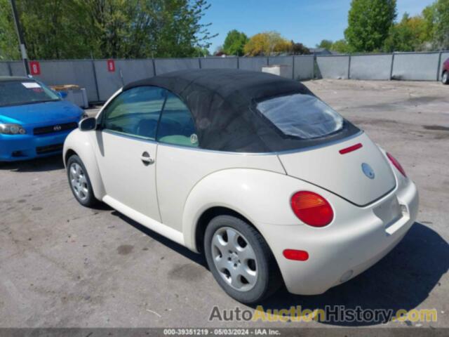 VOLKSWAGEN NEW BEETLE GLS, 3VWCK21YX3M321209