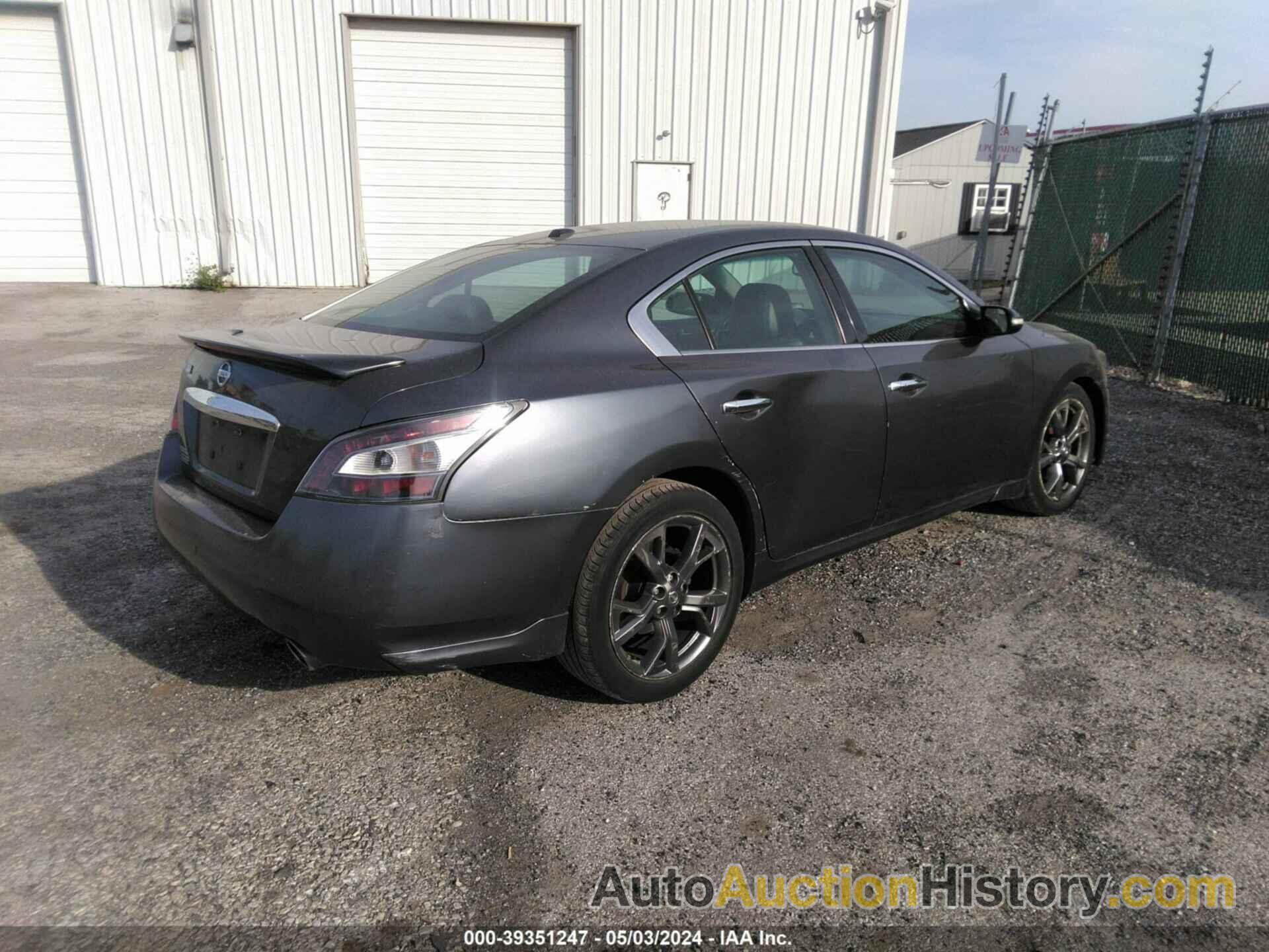 NISSAN MAXIMA 3.5 SV, 1N4AA5AP8DC842394