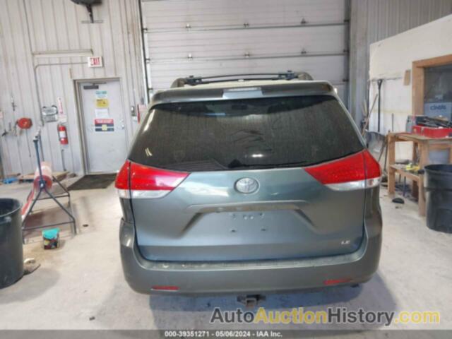 TOYOTA SIENNA LE V6 8 PASSENGER, 5TDKK3DC7DS342055