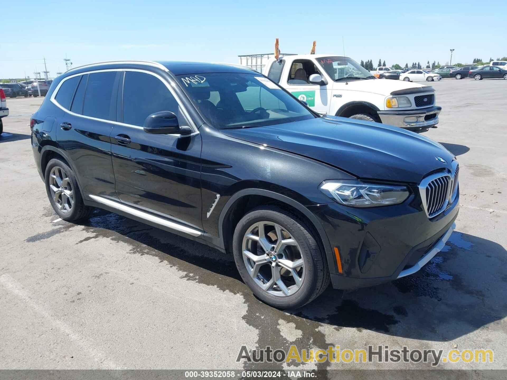 BMW X3 XDRIVE30I, 5UX53DP04P9R62073