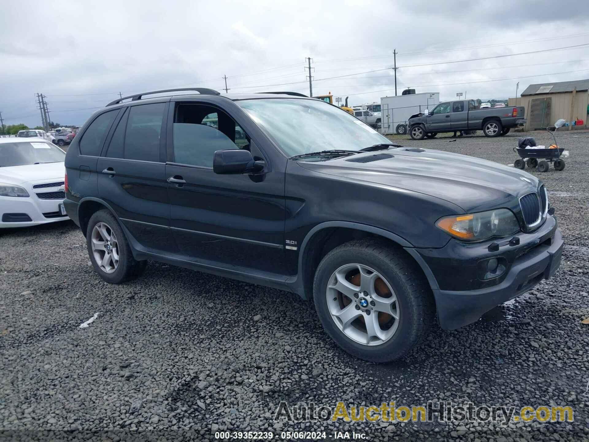 BMW X5 3.0I, 5UXFA13576LY36141