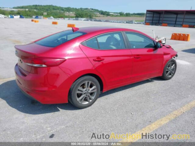 HYUNDAI ELANTRA SEL, 5NPD84LF8JH303517