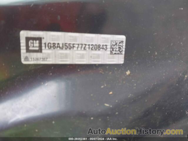 SATURN ION 2, 1G8AJ55F77Z120843