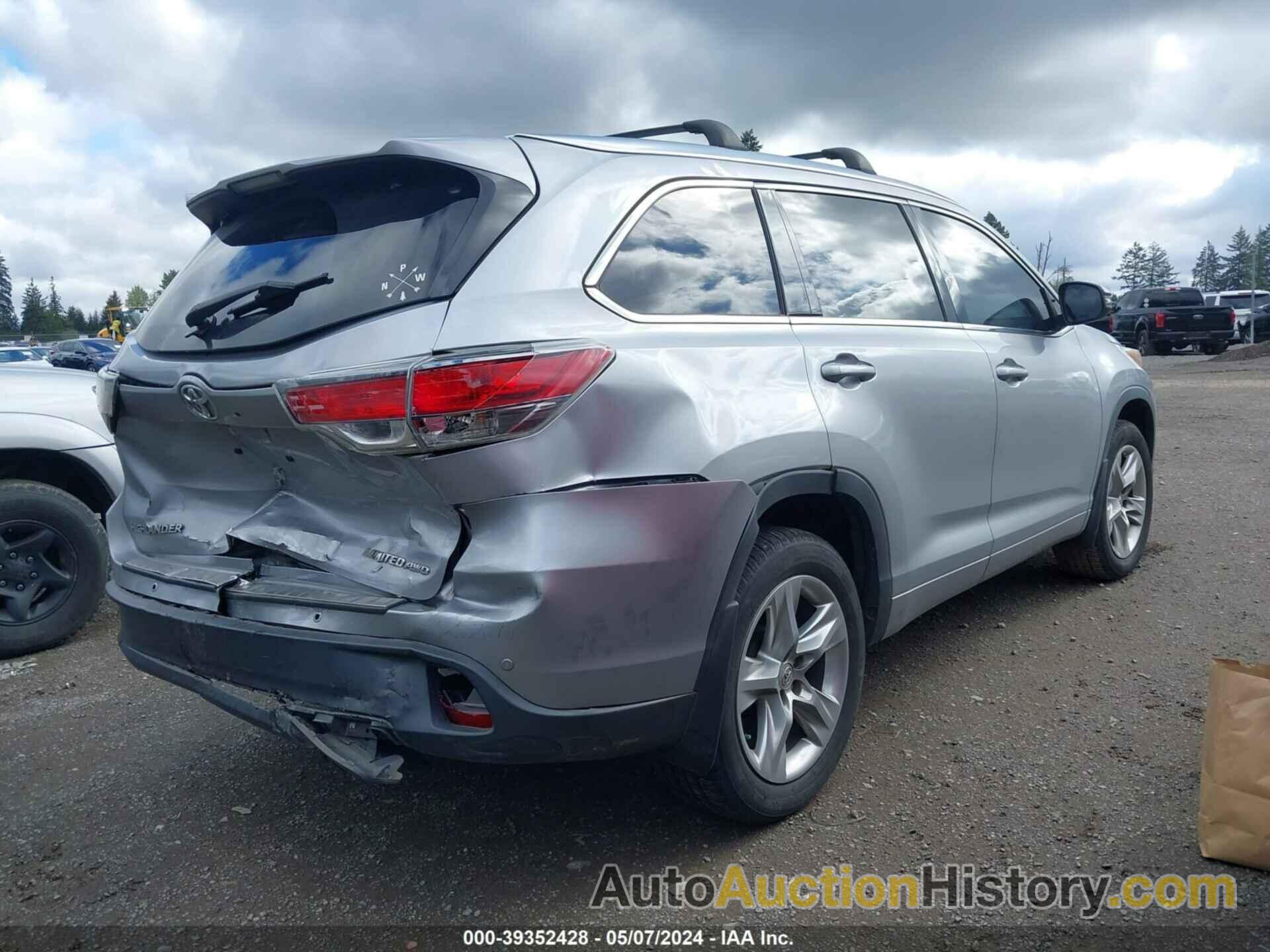 TOYOTA HIGHLANDER LIMITED/LTD PLATINUM, 5TDDKRFHXFS108919