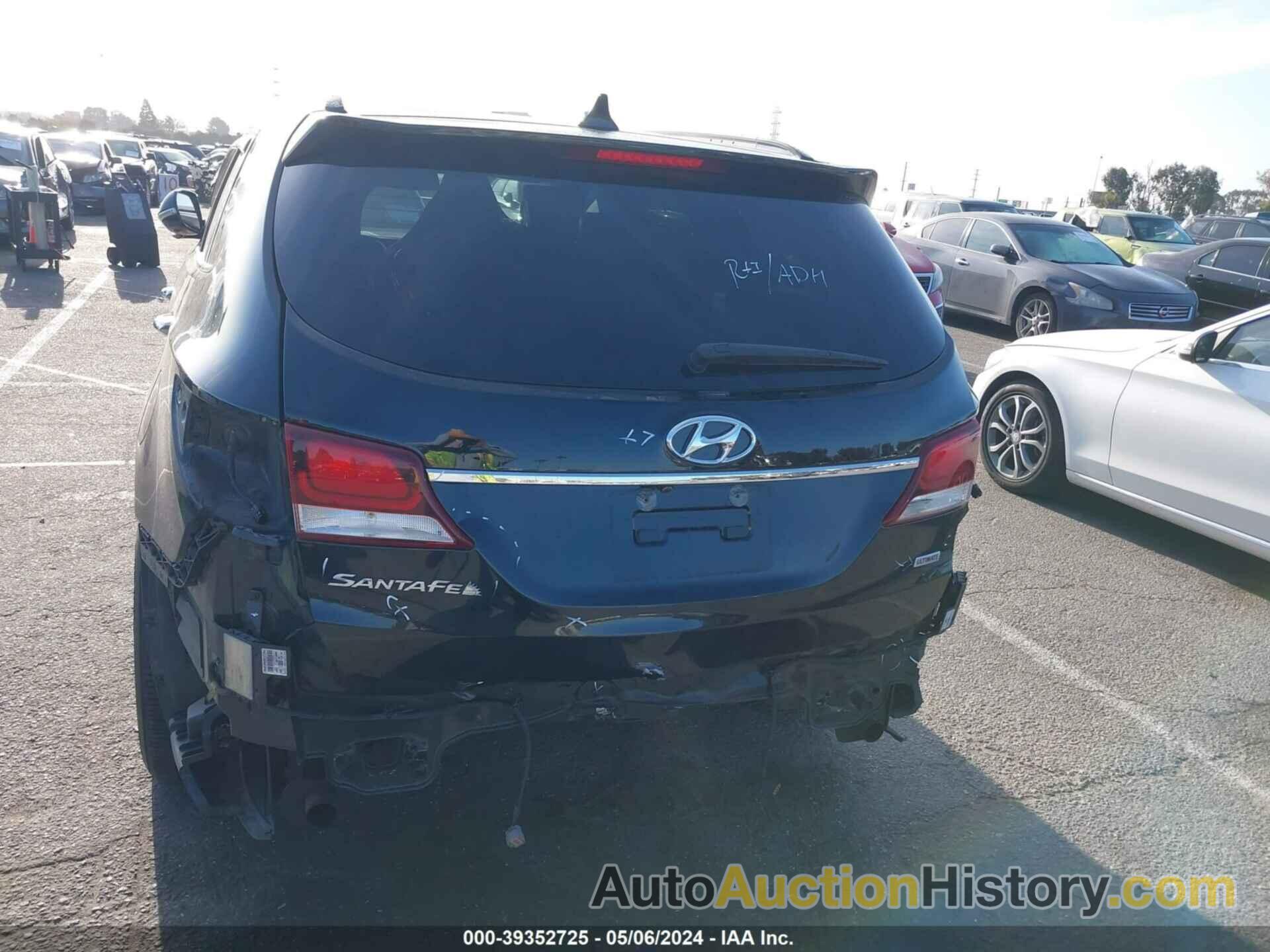 HYUNDAI SANTA FE SE/LIMITED, KM8SR4HFXHU240185