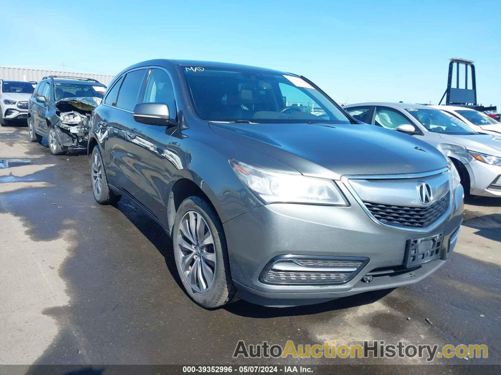 ACURA MDX TECHNOLOGY PACKAGE, 5FRYD4H4XEB020138