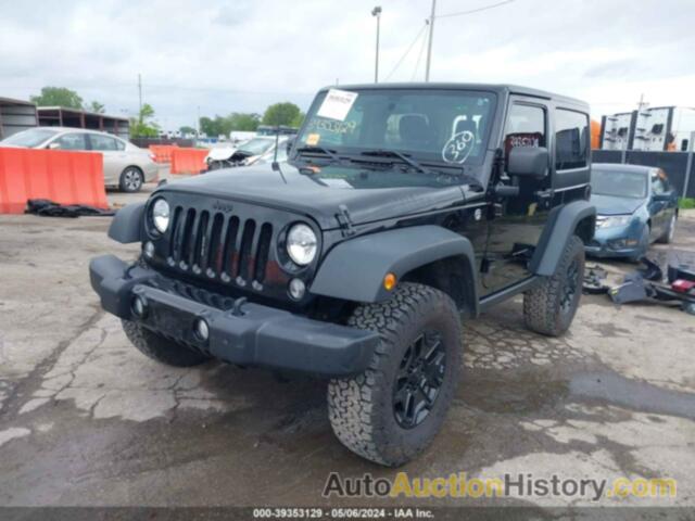 JEEP WRANGLER WILLYS WHEELER, 1C4AJWAG8EL266405