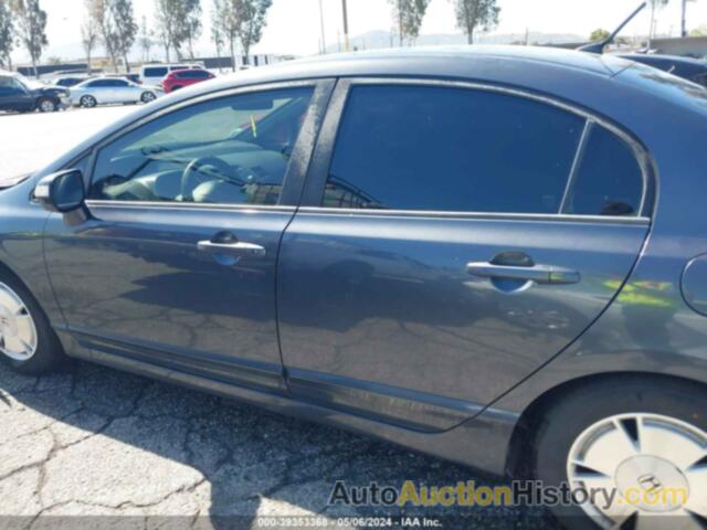 HONDA CIVIC HYBRID, JHMFA36228S026325