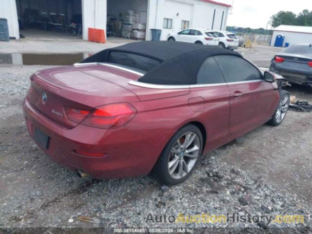 BMW 640I I, WBALW7C59CC618493