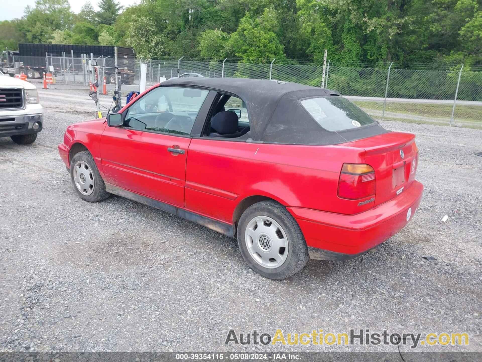 VOLKSWAGEN CABRIO GL, 3VWAA81E3WM808694