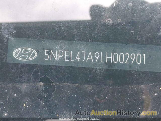 HYUNDAI SONATA SEL, 5NPEL4JA9LH002901